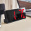 Digital Alarm Clock Simples LED Large Digital Display Fashion Alarm Clock Fully Functional Desktop Bedside Study Kitchen Clock Black Frame, Red 3