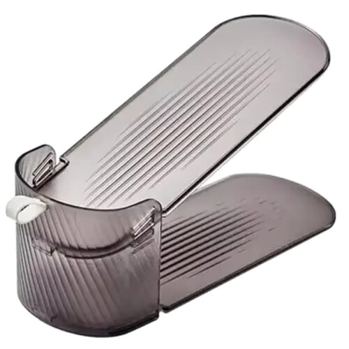 10Pcs Integrated Shoe Support Shoe Cabinet Storage Shoe Storage Rack Space-Saving Removable Double-Layer Adjustable C 1