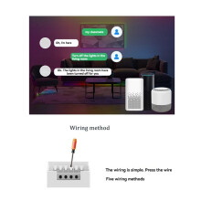 5 in 1 Tuya Controller LED Dimmer Press Terminal 2.4G RF Remote Life APP Control RGBCW Strip Light MC506Z