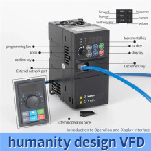 Inversor de Frequência VFD de 1,5 KW e 380 V para Controle de Velocidade de Motor Trifásico
