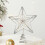 Harliver Silver Christmas Tree Topper Star with Warm White 4