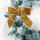 burgunderrote Samt-Weihnachtsschleifen, 7,9 cm 5