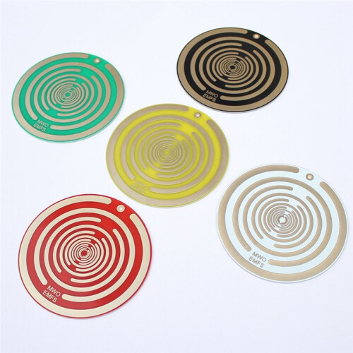 5PCS Polarization  Disk MWO Optical Disk Multi-Wave Oscillator Ornaments Lakhovsky  Disc Pendant Red 2