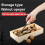 2pcs Pecan Nut Cracker Tool , Wood Handle Base with Rectangular Wooden Box Base for Walnuts, Chestnuts, Almonds 2