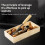 2pcs Pecan Nut Cracker Tool , Wood Handle Base with Rectangular Wooden Box Base for Walnuts, Chestnuts, Almonds 3