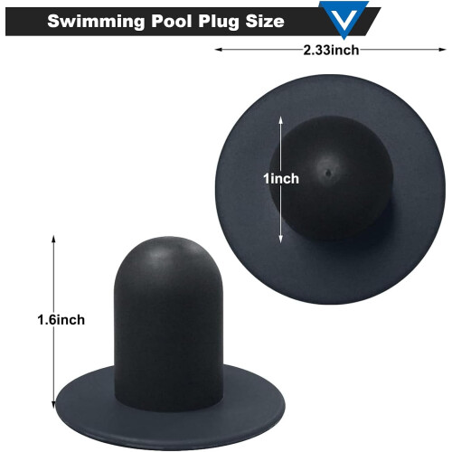 Pool Pump Strainer Wall Plugs Replacement Parts for Most Above Ground Pools 1