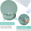 Εργονομικό mouse pad με υποστήριξη καρπού από αφρό μνήμης 2 τεμάχια 3
