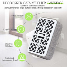 6-Deodorizer Filter Compatible with TOTO THU6474-01 THU6072 S550E C5 SW3056T40, Bathroom Toilet Deodorizing Filter