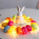 Luci decorative a forma di uovo cavo, 10 LED, 150 cm, multicolore 6