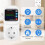 Multifunction over Voltage Current Protector Socket Adjustable Timed  Temperature Control Frequency Protector EU Plug 2
