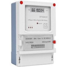 5-100A 380V 3-Phase 4Wires LCD Digital Meter KWh Power Consumption Electricity Measurement 35mm DIN Rail Mounting
