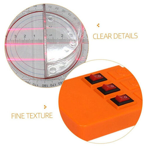 Physics Optical Experiment Kit with Convex Lens and Reflector for Science Demonstrations Versatile Optics Teaching Set 2