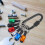 HEMOTON 6pcs Bit Holder Quick Release 1/4 Inch Impact Keychain Holder 2