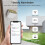 Tuya Zigbee  Rain Sensor IP67 Outdoor Wireless Real- Rain Detector Tuya APP Security Alarm Water Leak Sensor 8
