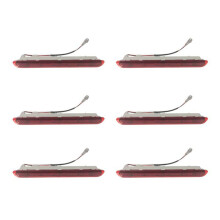 6X Dynamic Third 3Rd Brake Light, Rear Tail Light Stop Lamp for  Hilux Revo Vigo 2015 2016 2017 2018 Red Shell