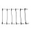 6 Pcs 6 Inch Guitar Effect Patch Cables 1/4 Inch for Microphone & Amplifier Set 3