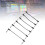 6 Pcs 6 Inch Guitar Effect Patch Cables 1/4 Inch for Microphone & Amplifier Set 12