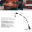 6 Pcs 6 Inch Guitar Effect Patch Cables 1/4 Inch for Microphone & Amplifier Set 5