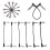 6 Pcs 6 Inch Guitar Effect Patch Cables 1/4 Inch for Microphone & Amplifier Set 6