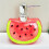 Laundry Detergent Bath Lotion Watermelon Shaped Ceramic Dispenser Bottle for Hand Soap  Press Pump Bottle 1