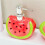 Laundry Detergent Bath Lotion Watermelon Shaped Ceramic Dispenser Bottle for Hand Soap  Press Pump Bottle 5