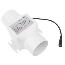 60mm Extractor Fan Low Noise Duct Hydroponic Air Blower Speed-Regulating Exhaust Fan for Home Bathroom Ventilation