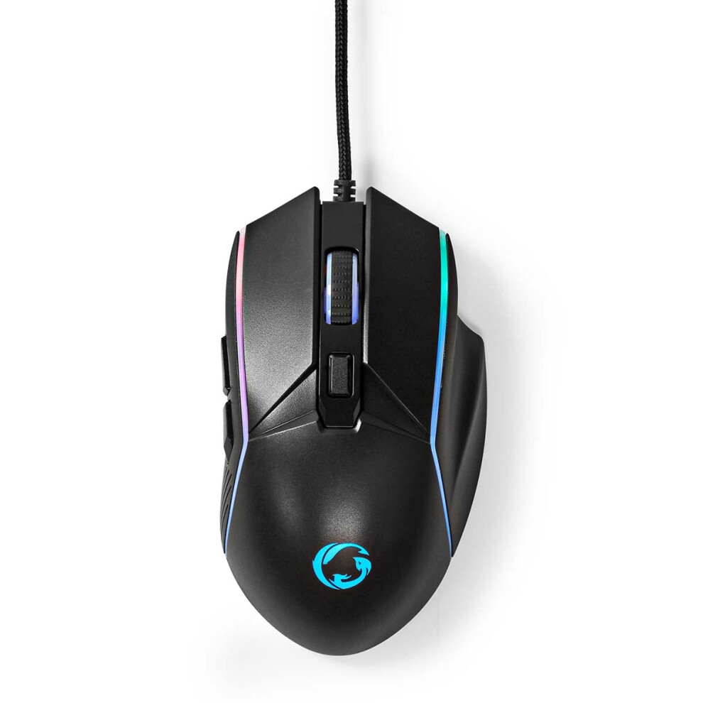 Gaming Mouse | Wire Bound | 800 / 1200 / 2400 / 3200 / 4800 / 7200 Dpi | Adjustable Dpi | Number Of Buttons: 6 | Right-Handed | 1.50 M | Leds 5412810411269