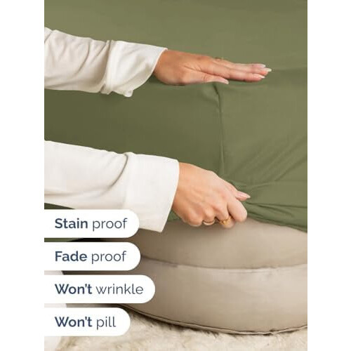 Drap-housse King à poches extra profondes 45 à 60 cm 2