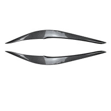 Per Serie 2 F22 F23 2015-2019 Copertura del Faro Anteriore Striscia Decorativa Copertura per Sopracciglia Adesivo in Fibra di Carbonio