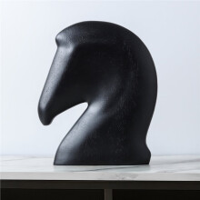 Moderne Minimalistische Abstracte Paardenhoofdornamenten van Hars, Decoratie voor Woonkamer, Hal, Kantoor of Bureau, Esthetische B