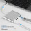 3-σε-1 USB-C Hub με HDMI, USB 3.0 και φόρτιση PD για 4K και 5Gbps μεταφορά 6