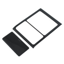 Car Front Reading Light Cover Frame Trim for  Alphard Vellfire 2024 Accessories Bright Black