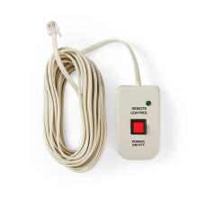 Control remoto del inversor de corriente | 5,00 metros | RJ10 | Blanco