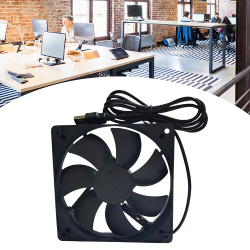 PC-køleblæser USB5V120x120x25mm lav støj 1