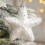 White foam Christmas tree pendant with lanyard, 1 piece 5