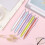 5 τεμάχια πτυσσόμενα στυλό gel - Morandi Colors, απαλό μαύρο μελάνι γρήγορου στεγνώματος, 2