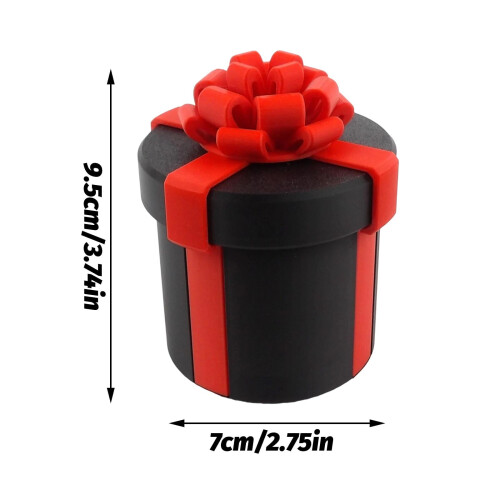 Boîte à puzzle à vis emboîtables noire réutilisable pour offrir de l'argent 2