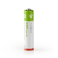 Wiederaufladbare Ni-MH-Batterien AAA | 1,2 V DC | 950 mAh | Vorgeladen | 4-Blasts