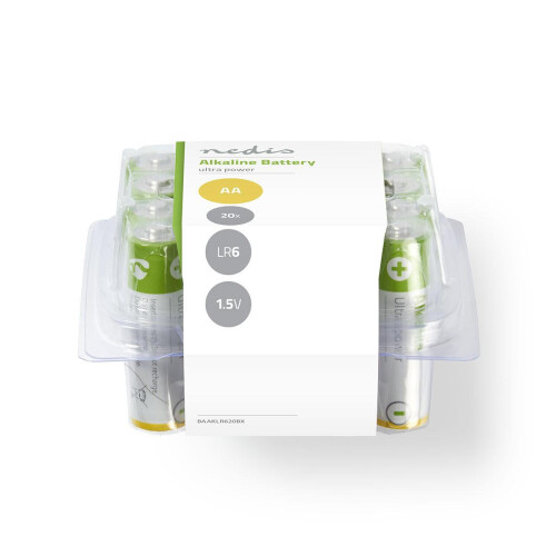 Alkaline-Batterien AA | 1,5 V DC | 20er-Pack