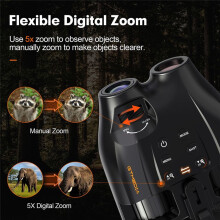 GTMEDIA GTGUARD N4 Night Vision Binoculars 1080P FHD Hunting Thermal Imaging for Professional Outdoor Hunting Long-Distance Observation