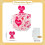 Coffret cadeau enveloppe rouge Saint-Valentin (1 pièce) 5
