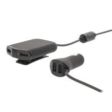 Autoladegerät 4-Ausgänge 9,6 A USB Schwarz
