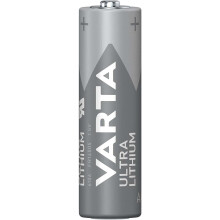 Lithium Batteri Aa | 1.5 V DC | 2900 mAh | 4-Blister kort | Grå / Sølv