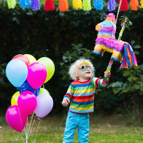 Pinata Rod with Eye Mask Paper Set 1 1