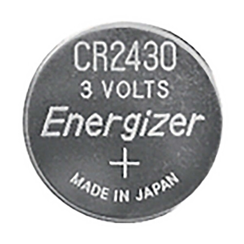 Lithium knapcellebatteri CR2430 | 3 V DC | 320 mAh | 2-Blister | Sølv