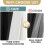 Blackout Linen Look Curtains 100"W x 84"L 3