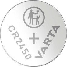 Lithium-Knopfzellenbatterie CR2450 | 3 V DC | 570 mAh | 1-Blister | Silber