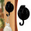 Strong No-Drill Suction Cup Hook Black – Powerful Adhesion for Glass & Mirrors, Durable Plastic, Easy Smooth-Surface Installation 2