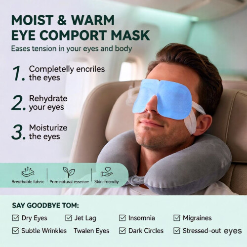 Dampf-Augenmasken mit sanfter Wärmetherapie, 10 Stück 2