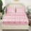 Christmas Comforter Cover Set Pink Snowflake Microfiber Full 3